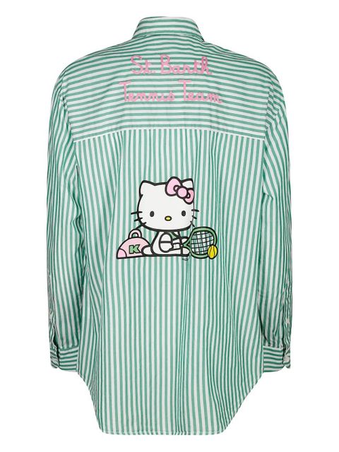 MC2 Saint Barth Hello Kitty striped shirt - Green - zdjęcie produktu nr 2