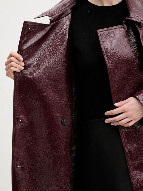 HUGO trencz Misando-1 kolor bordowy 50554264