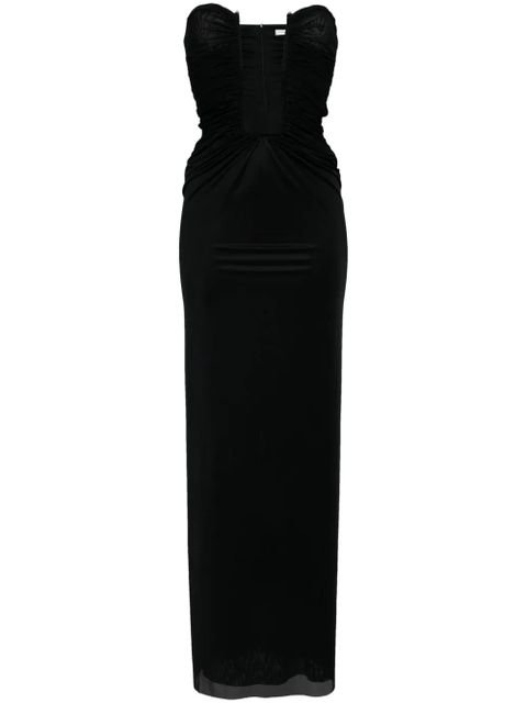 Christopher Esber plunge strapless dress - Black - zdjęcie produktu nr 1