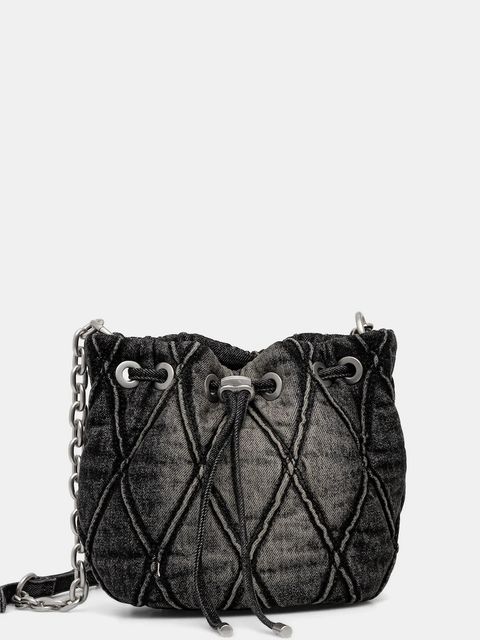 Diesel torebka jeansowa CHARM-D CHARM-D kolor czarny X10346.P6330 - zdjęcie produktu nr 1