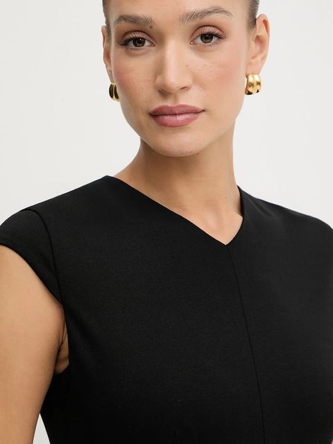 BOSS sukienka kolor czarny midi prosta 50541987 - zdjęcie produktu nr 2