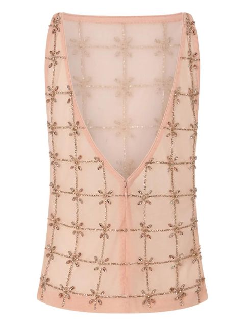 PINKO crystal-embellished sleeveless top - zdjęcie produktu nr 2