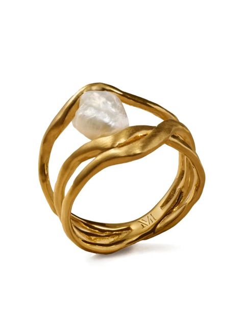 Monica Vinader x Amy Powney keshi-pearl ring - Gold - zdjęcie produktu nr 2