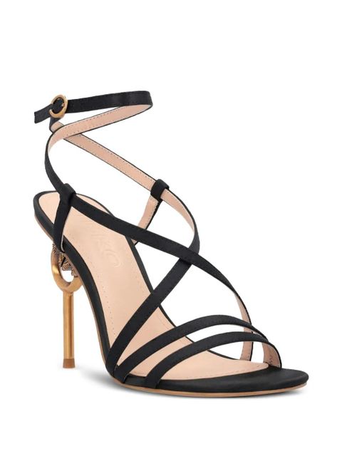 PINKO strappy sculptural heeled sandals - Black - zdjęcie produktu nr 2