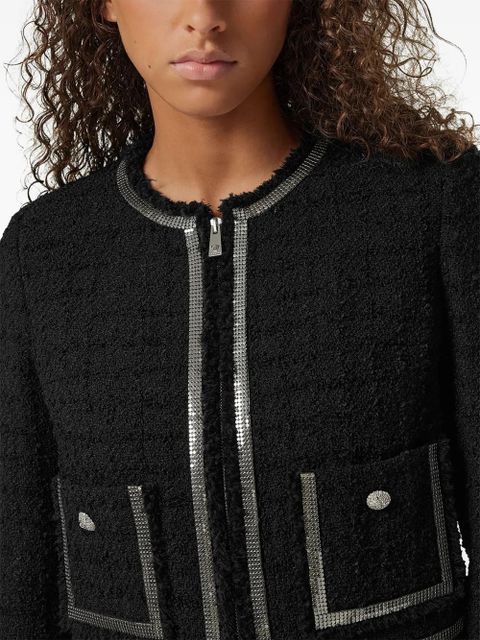Versace Heritage tweed jacket - Black