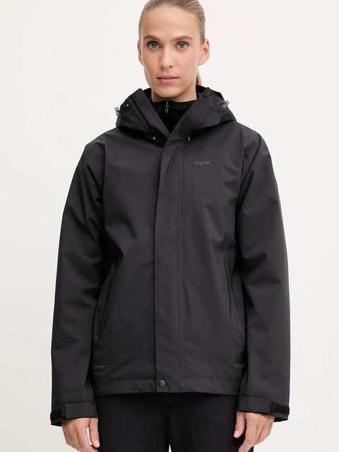 Haglöfs kurtka przeciwdeszczowa Breeze damska kolor czarny 607681 - zdjęcie produktu nr 1