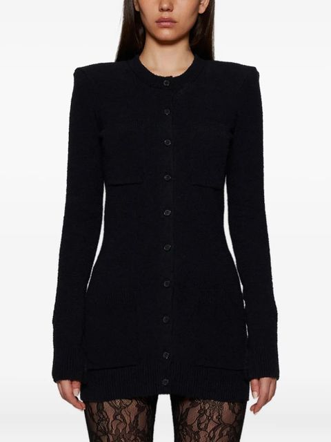 WARDROBE.NYC padded-shoulder button-up cardigan - Black