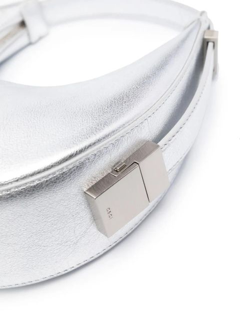 Osoi metallic Toni shoulder bag - Silver