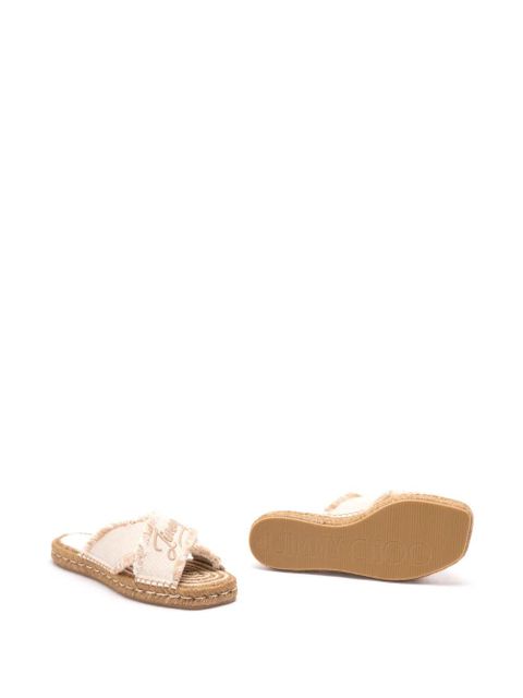 Jimmy Choo square toe sandals - Neutrals