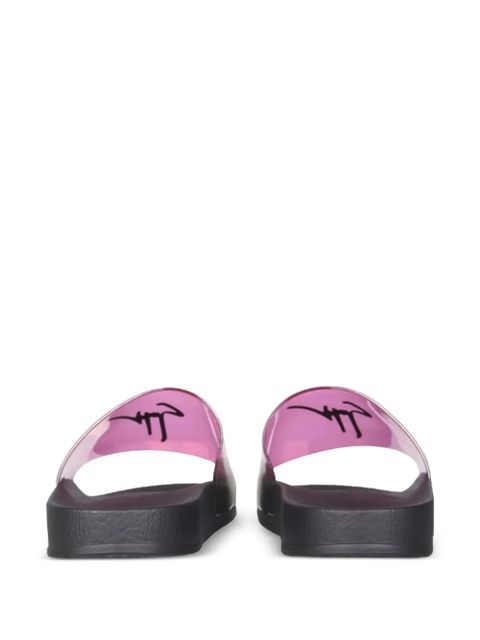 Giuseppe Zanotti logo-detail slides - Pink - zdjęcie produktu nr 2