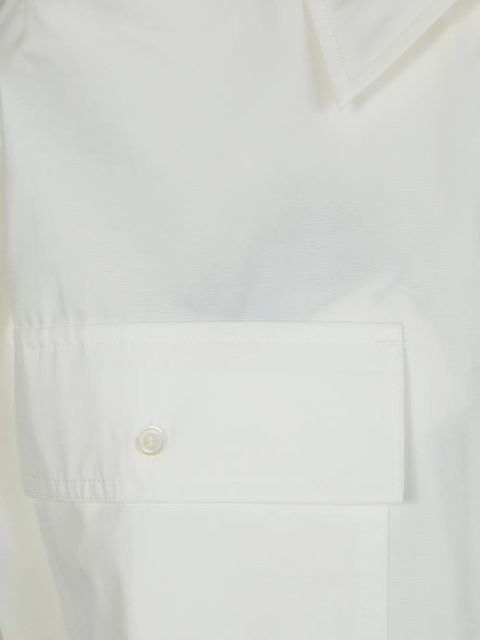 Weekend Max Mara asymmetrical cotton shirt - Neutrals