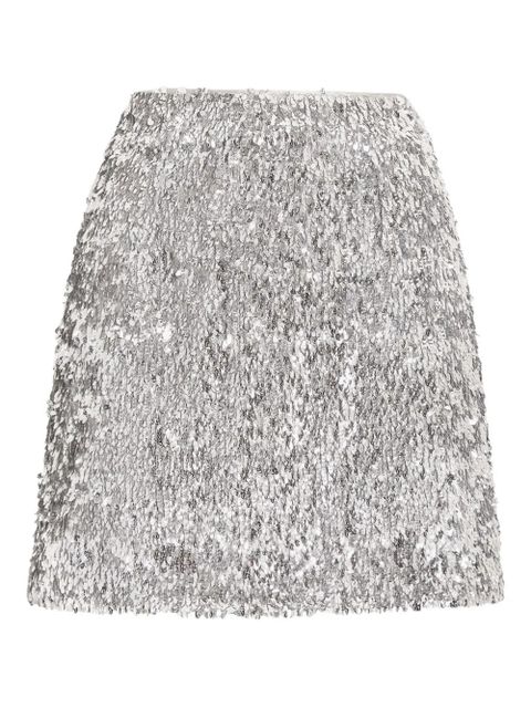 Dolce & Gabbana sequined mini skirt - Silver - zdjęcie produktu nr 1