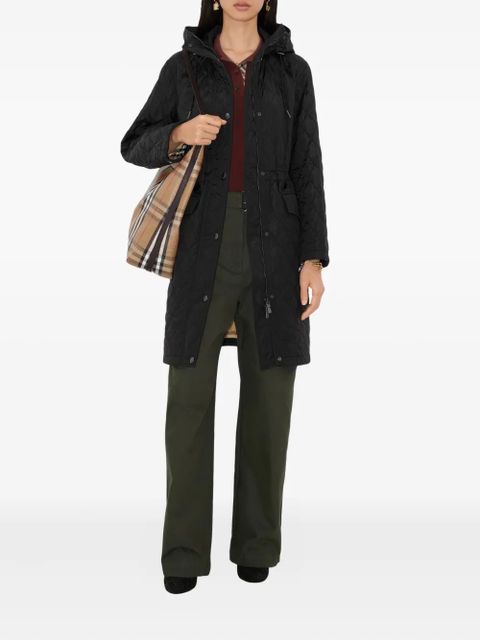 Burberry quilted parka coat - Black - zdjęcie produktu nr 2