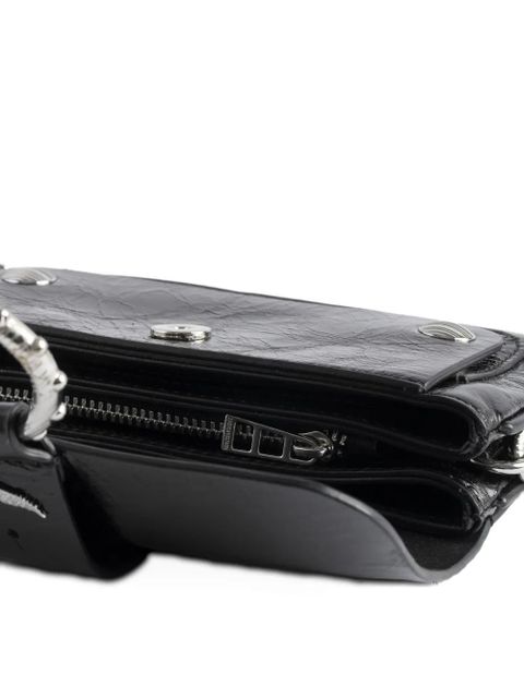 Zadig&Voltaire mini Kate ring-detail chain-strap bag - Black