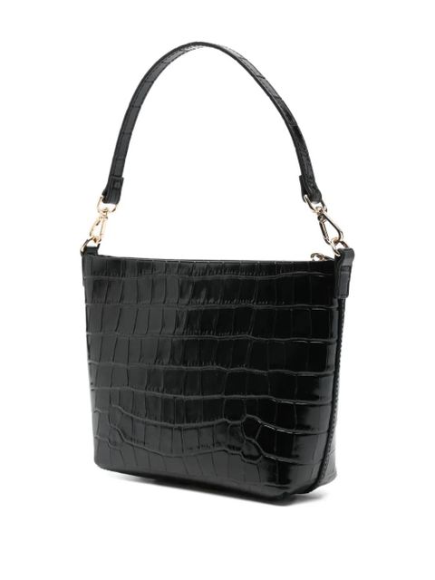 MC2 Saint Barth Aline printed croco bag - Black - zdjęcie produktu nr 2