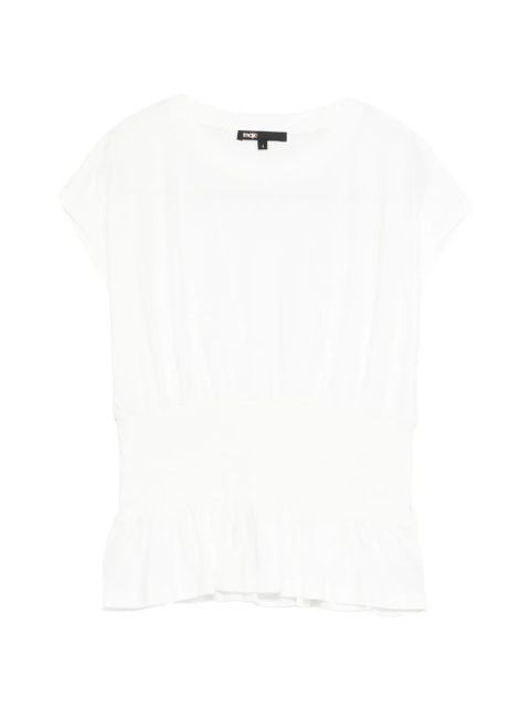 Maje ruffled top - White - zdjęcie produktu nr 1