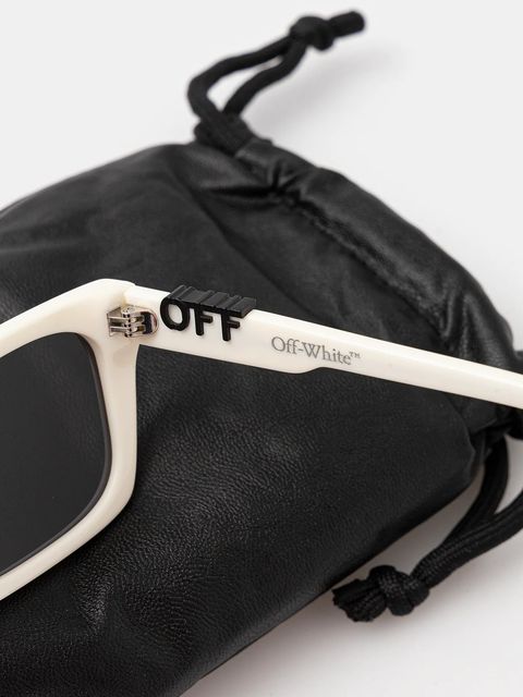 Off-White okulary kolor biały OERI13E_560107