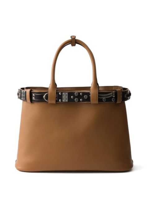 Prada large Buckle tote bag - Brown - zdjęcie produktu nr 2
