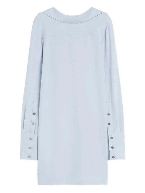 Max Mara buttoned silk-blend dress - Blue - zdjęcie produktu nr 1