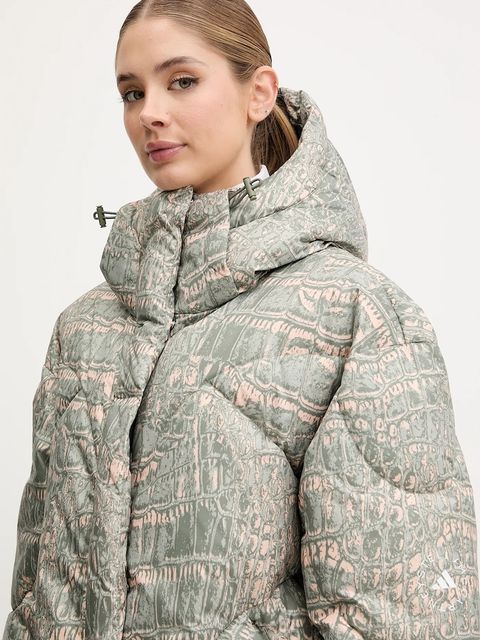 adidas by Stella McCartney kurtka kolor zielony zimowa JX6787 - zdjęcie produktu nr 2
