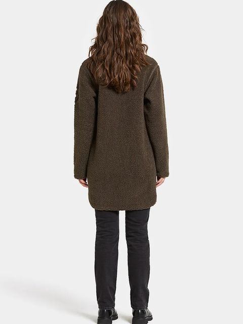 Didriksons bluza polarowa UMI kolor brązowy gładka 505941