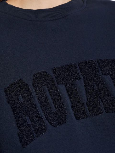 ROTATE BIRGER CHRISTENSEN logo-appliqué sweatshirt - Blue - zdjęcie produktu nr 2