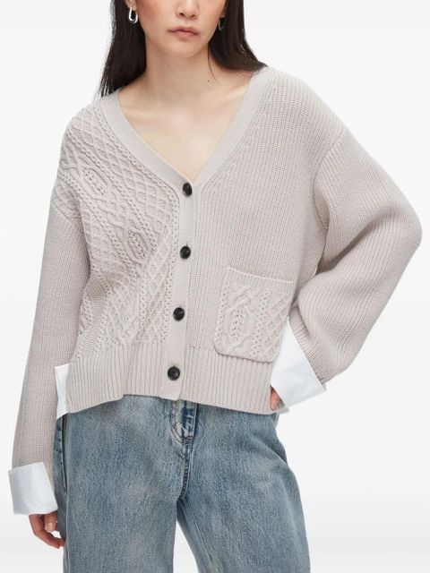 3.1 Phillip Lim cable-knit pocket cardigan - Neutrals - zdjęcie produktu nr 2