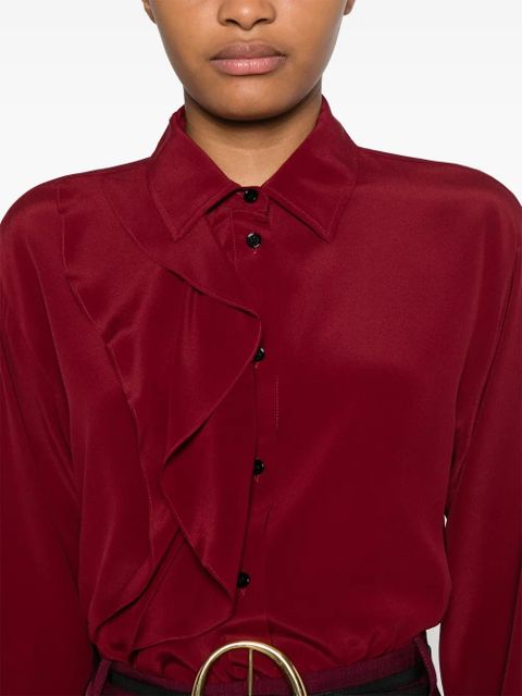 Victoria Beckham silk shirt - Red