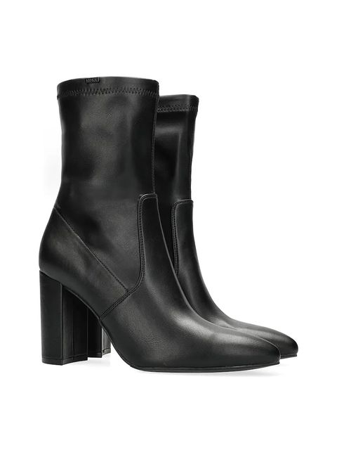 Mexx botki SANNA INDY damskie kolor czarny na słupku lekko ocieplone MI001706953W