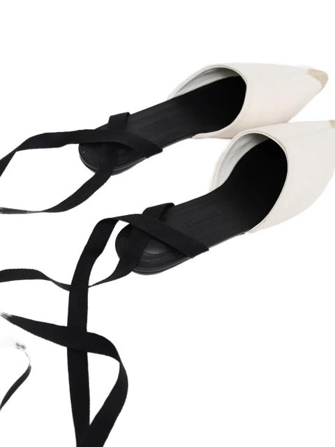 Jacquemus tie strap sandals - Neutrals