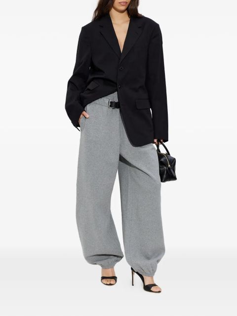 Alexander Wang elastic-waist belted track pants - Grey - zdjęcie produktu nr 2