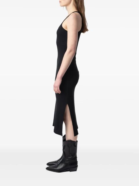 Zadig&Voltaire fine-ribbed midi dress - Black