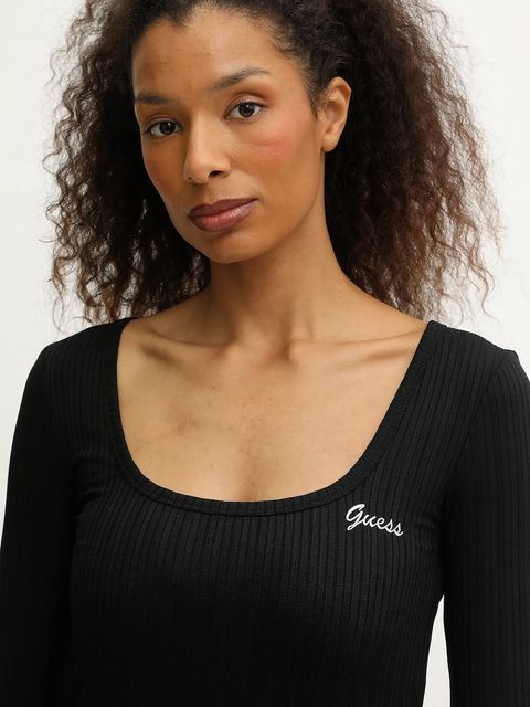 Guess longsleeve FABIA kolor czarny V5BP03 K1932