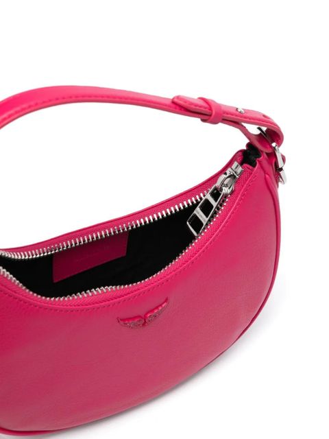 Zadig&Voltaire logo-plaque leather crossbody bag - Pink