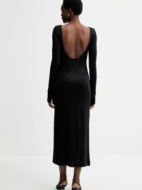 Filippa K sukienka kolor czarny maxi dopasowana 31740 - zdjęcie produktu nr 2