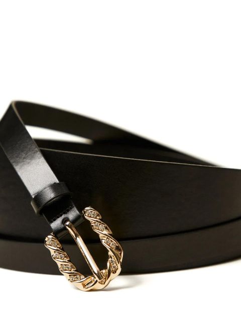 TWINSET twisted-buckle belt - Black - zdjęcie produktu nr 2