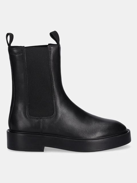 Calvin Klein sztyblety skórzane CONVATE WELT CHELSEA LTH - zdjęcie produktu nr 1