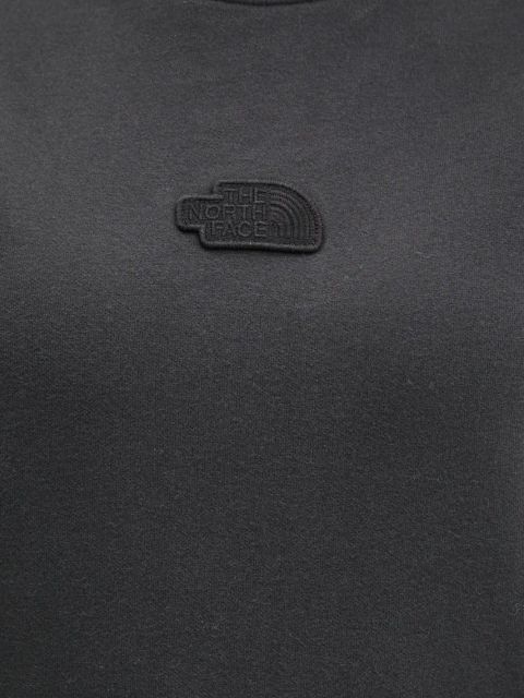 The North Face bluza bawełniana Nature Relaxed damska kolor szary z aplikacją NF0A8BVXJK31