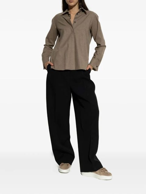 Max Mara fur trim trainers - Neutrals