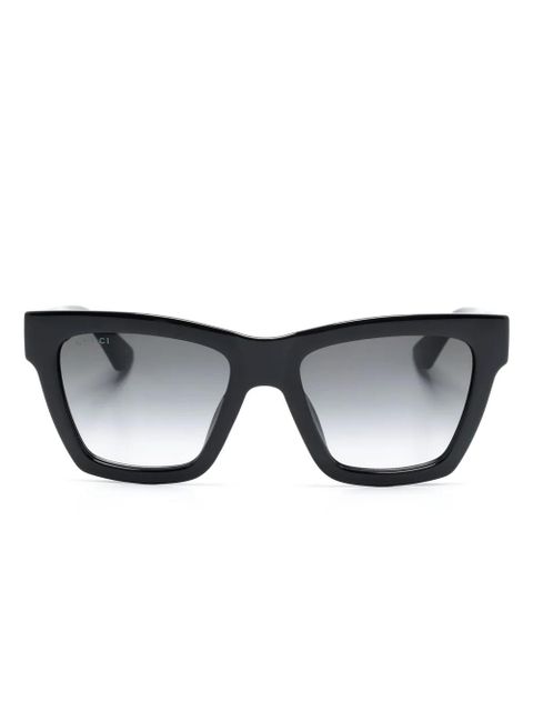 Gucci Eyewear square-frame gradient sunglasses - Black - zdjęcie produktu nr 1