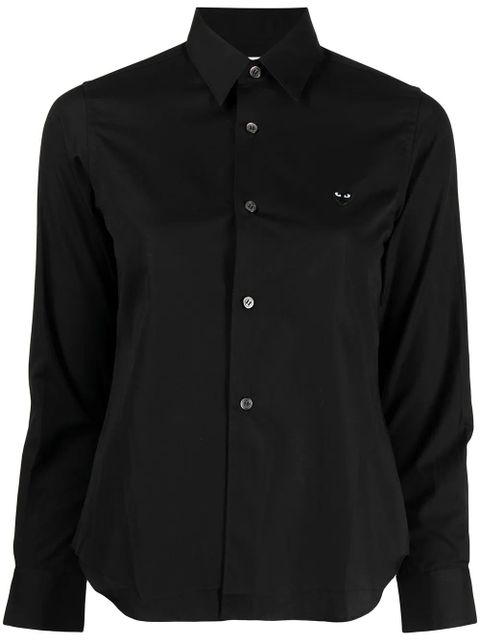 Comme Des Garçons Play-logo longsleeved shirt - Black - zdjęcie produktu nr 1