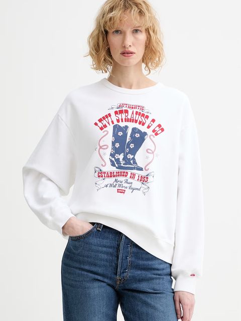 Levi's bluza bawełniana GRAPHIC HERITAGE CREW