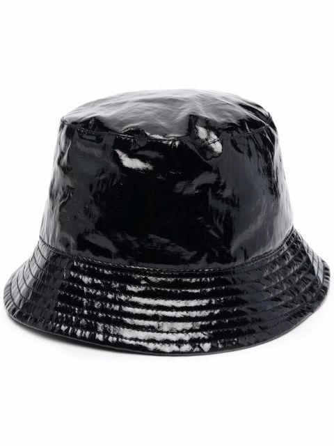 ISABEL MARANT logo-embroidery bucket hat - Black - zdjęcie produktu nr 1