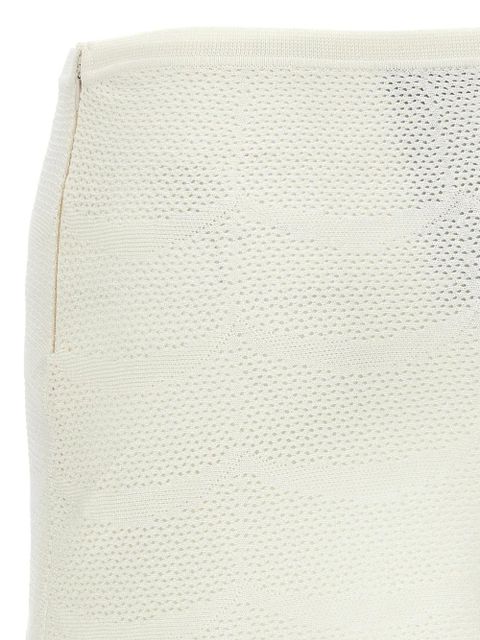 TOM FORD Crochet mini skirt - White