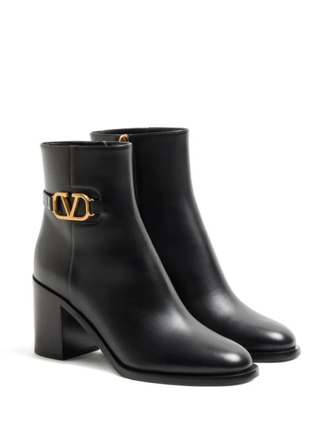 Valentino Garavani 75mm VLogo Signature ankle boots - Black