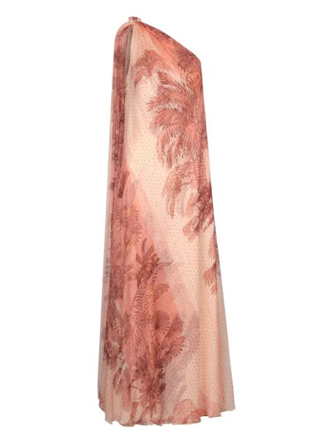 Johanna Ortiz Elegant Freedom one-Shoulder print maxi dress - Neutrals - zdjęcie produktu nr 1