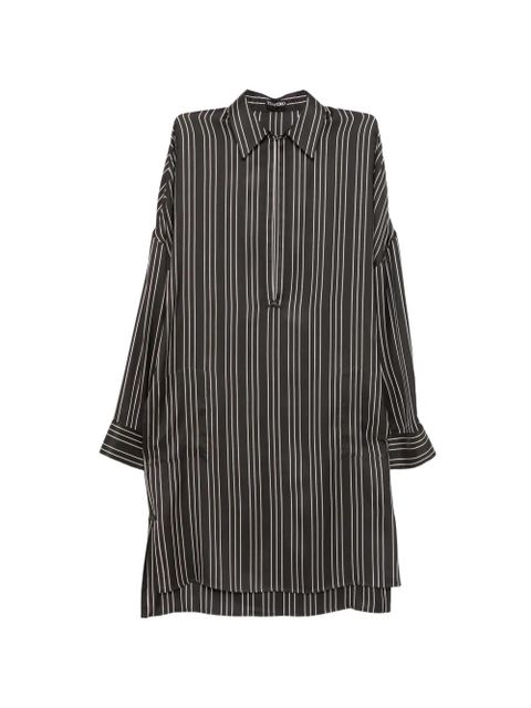 TOM FORD striped v-neck dress - Black - zdjęcie produktu nr 1
