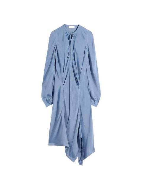 LEMAIRE pleated bias day dress - Blue - zdjęcie produktu nr 1