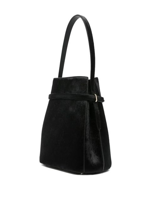 TOTEME leather bucket bag - Black - zdjęcie produktu nr 2