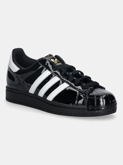 adidas Originals sneakersy skórzane Superstar II W damskie kolor czarny JS4009 - zdjęcie produktu nr 1